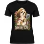Dámské tričko Shih-tzu – ve svém živlu – detail trička