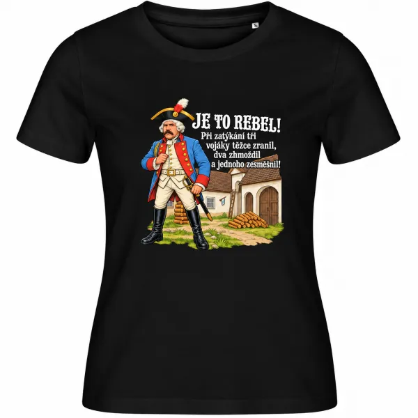 Dámské tričko S čerty nejsou žerty – Je to rebel!