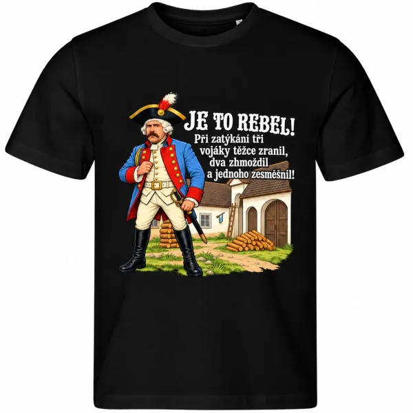 Pánské tričko Je to rebel – větší motiv