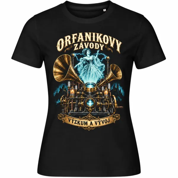 Dámské tričko Orfanikovy závody – výzkum a vývoj