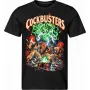 Pánské černé tričko COCKBUSTERS – kohoutí krotitelé duchů