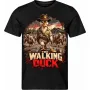 Pánské černé tričko THE WALKING DUCK – kachní zombie apokalypsa