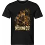 Pánské černé tričko The Walking Cat – kočičí zombie apokalypsa