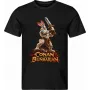 Pánské černé tričko Conan the Bunbarian – králičí barbar