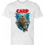 Pánské bílé tričko CARP – kapří nástraha