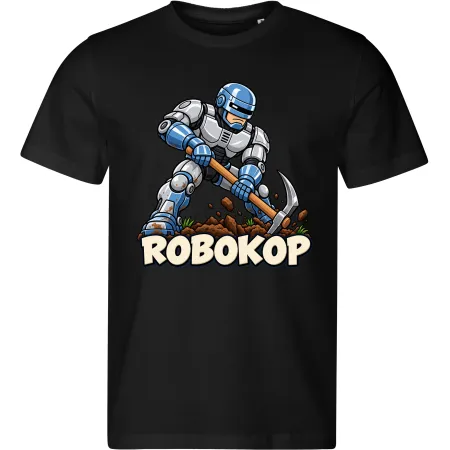 Pánské tričko Robokop – robot s krumpáčem