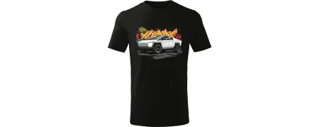Trička Tesla – motivy Cybertruck | CrazyShirts
