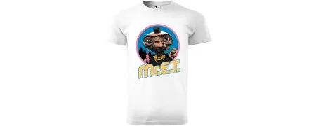 Pánská trička E.T. – Mimozemšťan | CrazyShirts.cz