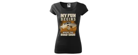 Dámská trička – Offroad a dobrodružná auta | CrazyShirts