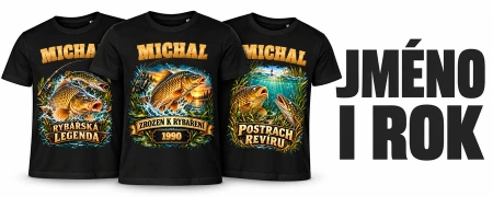 Pánská rybářská trička se jménem | CrazyShirts