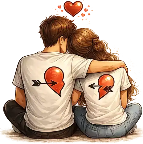 Párová trička pro zamilované