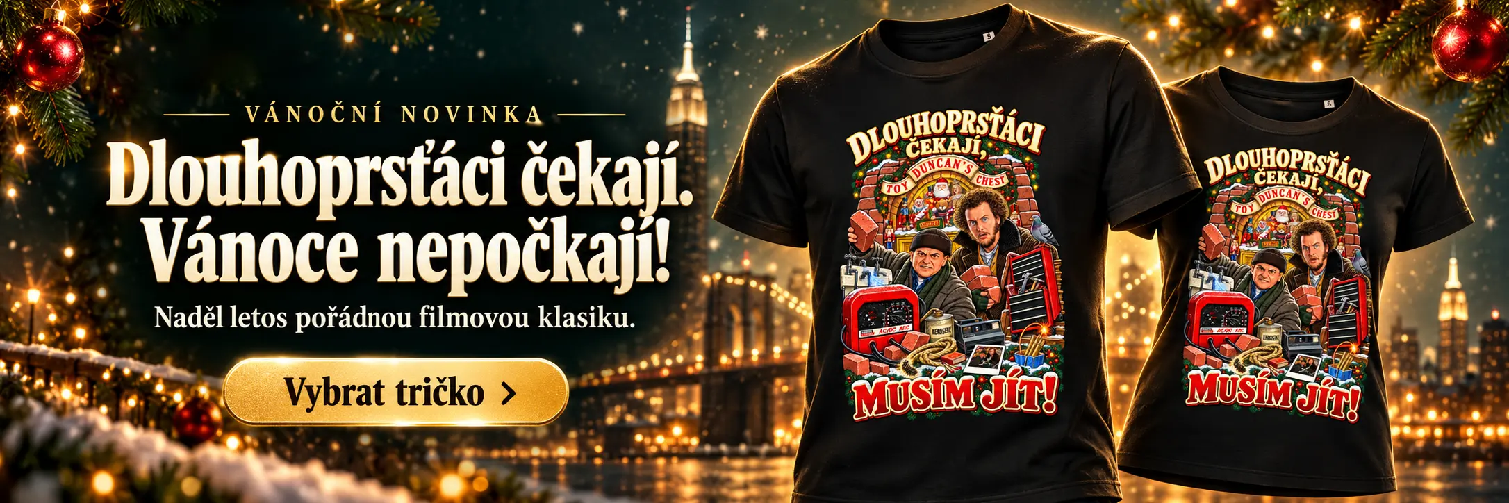 Vánoční trička